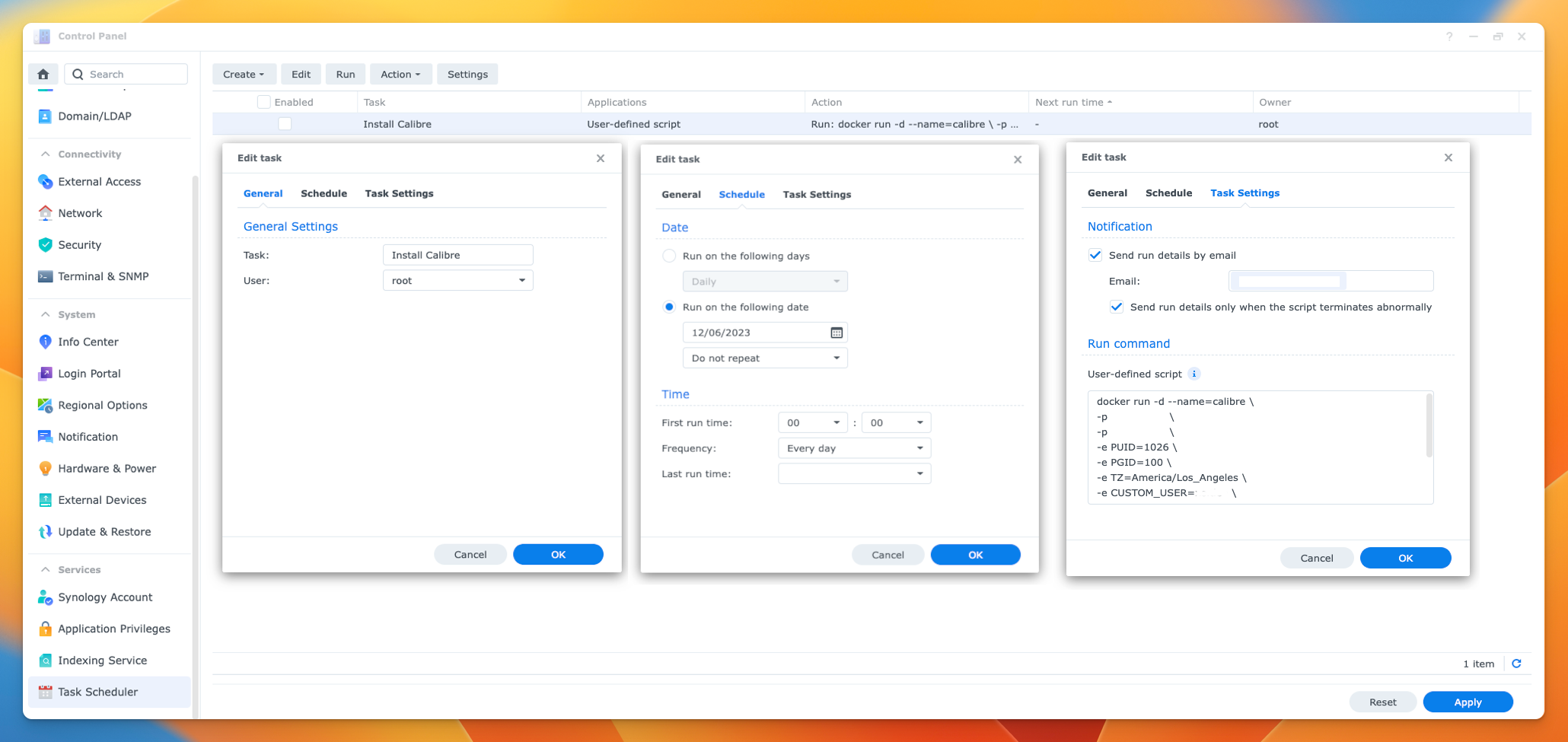 Complete Guide to Setting Up Calibre Web Version on Synology NAS with Docker